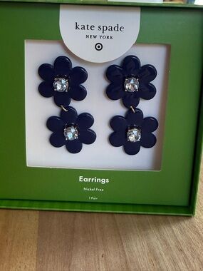 Kate Spade  Flower earrings NWT in box
